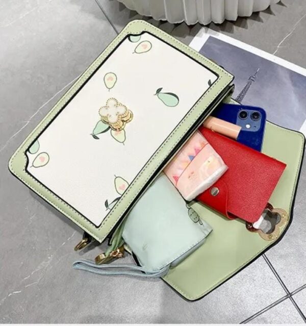 Bolsa Elegante/Juvenil Aguacate Para Mujer - Imagen 7