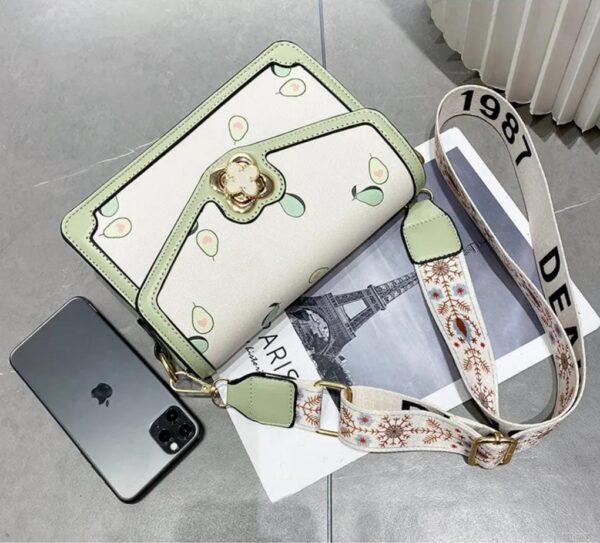 Bolsa Elegante/Juvenil Aguacate Para Mujer - Imagen 2