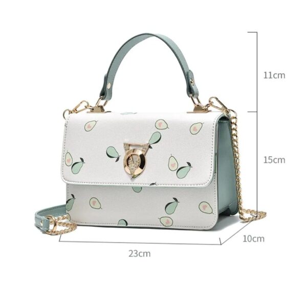 Bolsa Elegante/Juvenil Aguacate Para Mujer - Imagen 6