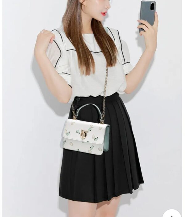 Bolsa Elegante/Juvenil Aguacate Para Mujer - Imagen 3