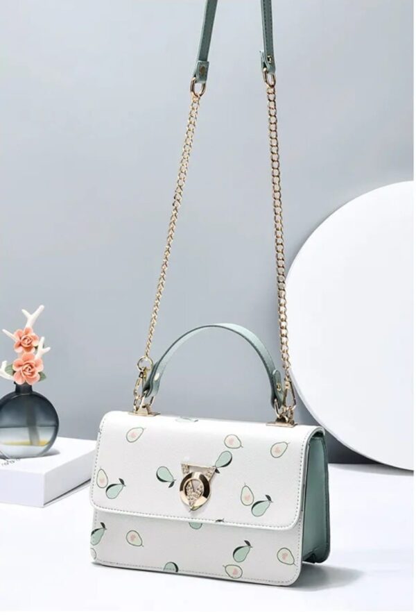 Bolsa Elegante/Juvenil Aguacate Para Mujer - Imagen 4
