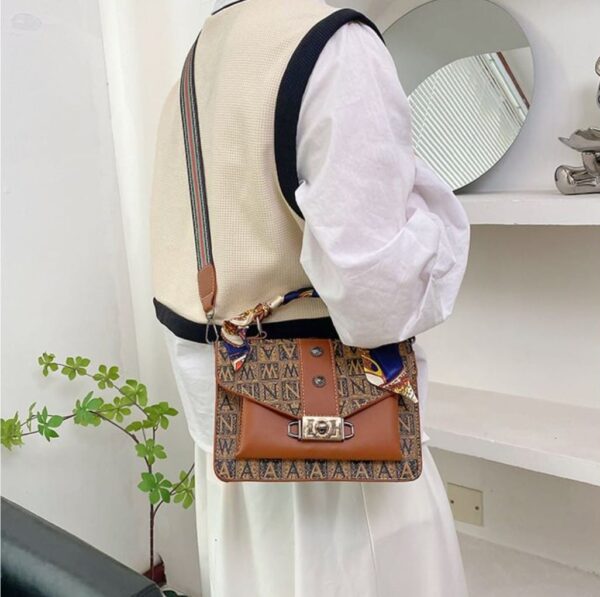 Bolsa Elegante/Juvenil Fashion Café Para Mujer - Imagen 7