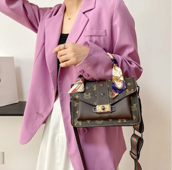 Bolsa Elegante/Juvenil Fashion Café Para Mujer - Imagen 5