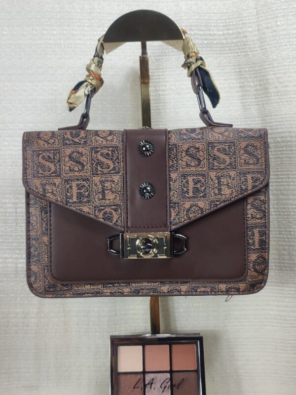 Bolsa Elegante/Juvenil Fashion Café Para Mujer - Imagen 2