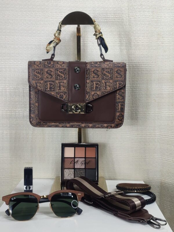 Bolsa Elegante/Juvenil Fashion Café Para Mujer - Imagen 3