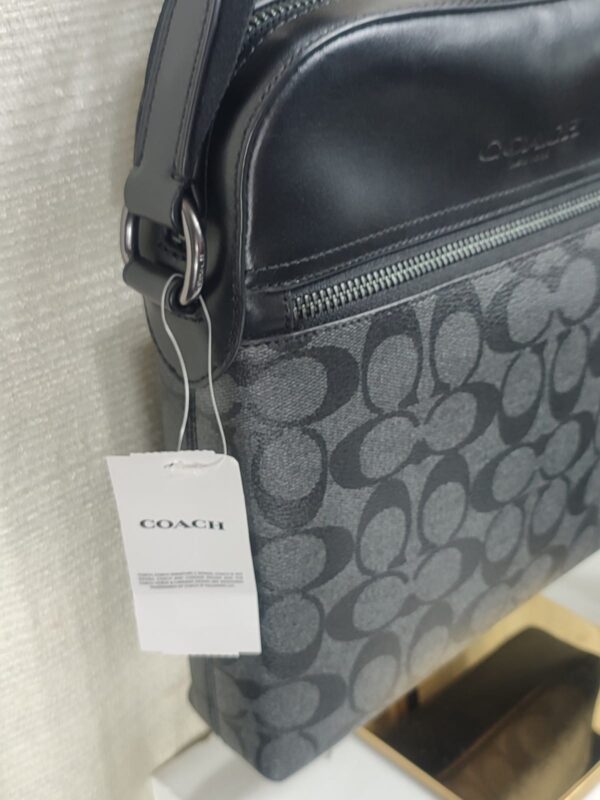 Bolso/Bolsa COACH Original Bandolero/Mariconera Para Hombre - Imagen 9