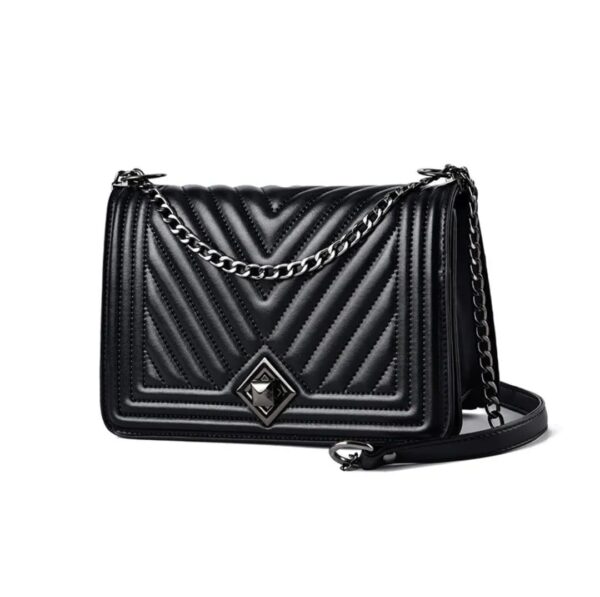 Bolsa Elegante/Juvenil Diamante Para Mujer Negro|Gris/Azulado|Unicornio/colores - Imagen 2