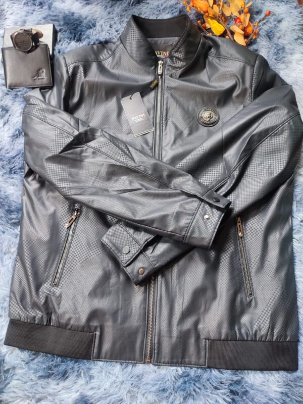 Chaqueta/Chamarra Negro PAVINI Original Para Hombre - Imagen 4