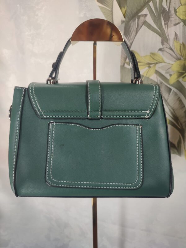 Bolsa Elegante/Juvenil  Gato Verde Para Mujer - Imagen 9