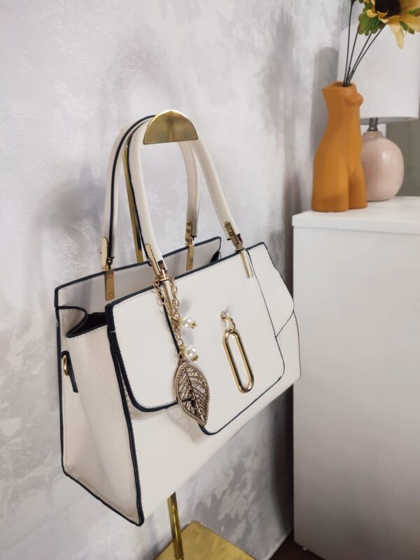 Bolsa Elegante/Juvenil Para Mujer Beige - Imagen 2