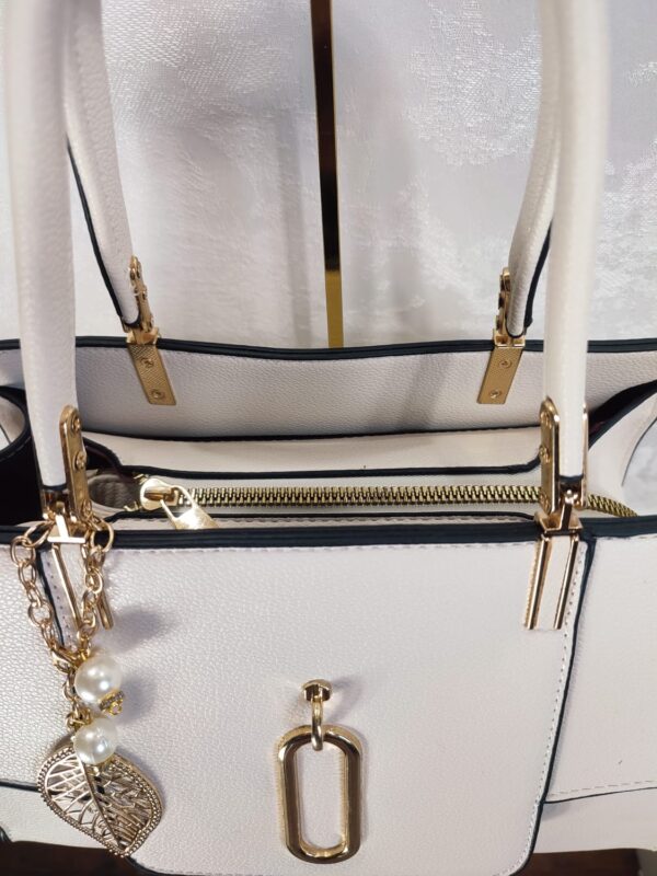 Bolsa Elegante/Juvenil Para Mujer Beige - Imagen 3