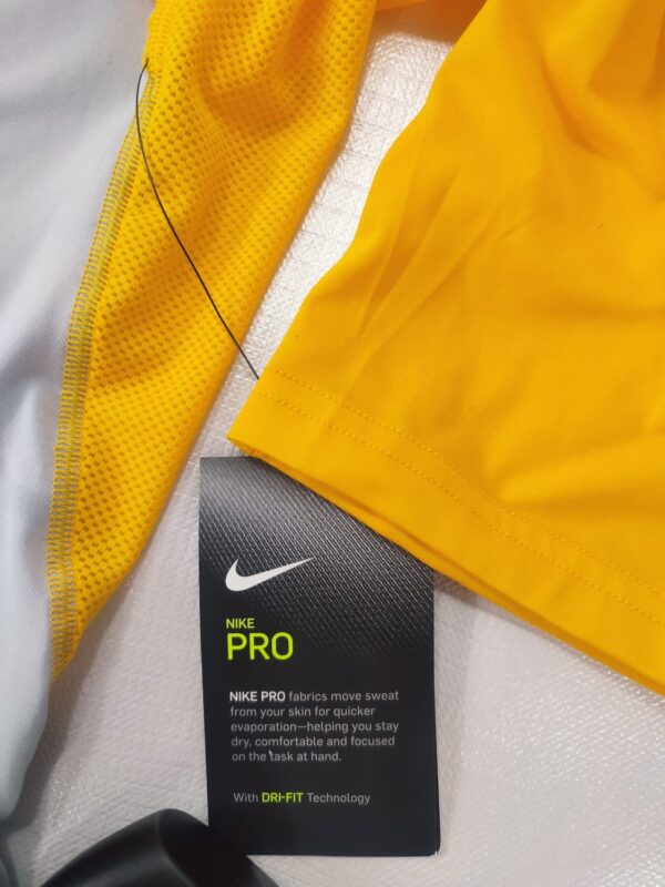 Camisa HOMBRE NIKE PRO SLIM FIT COLLECTION  Azul|Amarillo - Imagen 10