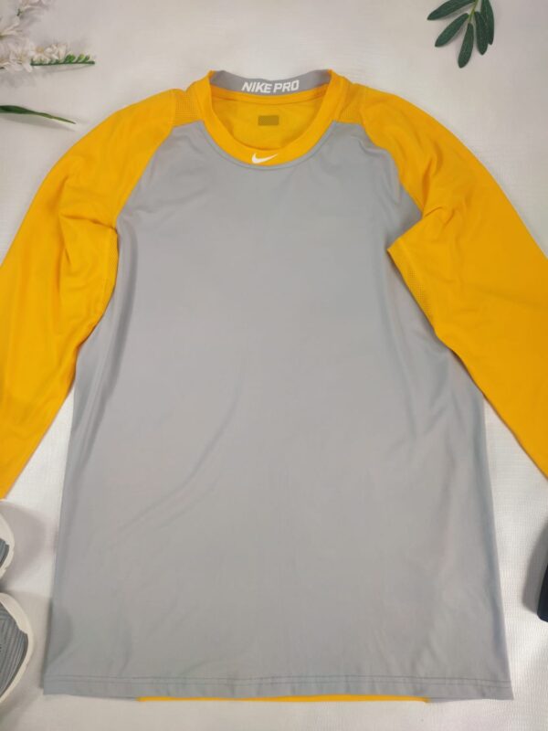 Camisa HOMBRE NIKE PRO SLIM FIT COLLECTION  Azul|Amarillo - Imagen 7