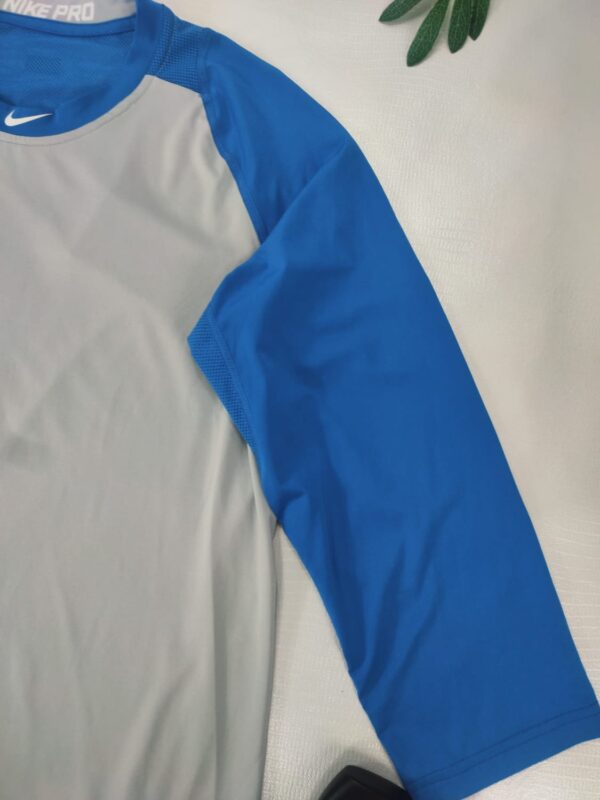 Camisa HOMBRE NIKE PRO SLIM FIT COLLECTION  Azul|Amarillo - Imagen 5
