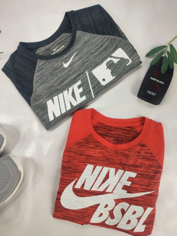 Camisa Hombre NIKE FIT COLLECTION Gris|Rojo