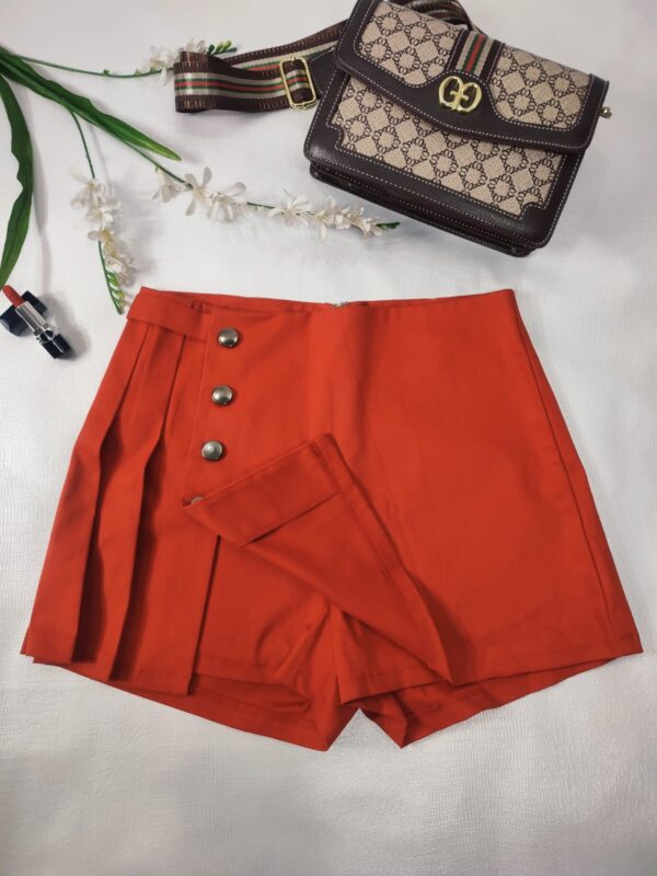 Chort Falda Rojo Ladrillo-Mujer MINT VANILLA - Imagen 3