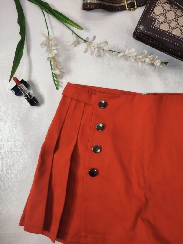 Chort Falda Rojo Ladrillo-Mujer MINT VANILLA - Imagen 4