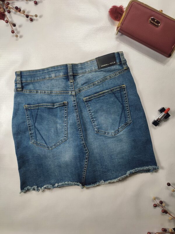 Falda Mezclilla Azul-Mujer KENDALL + KYLIE - Imagen 3