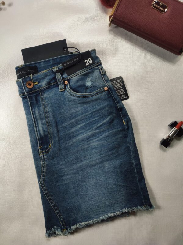 Falda Mezclilla Azul-Mujer KENDALL + KYLIE - Imagen 2