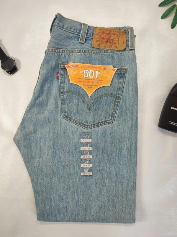 Pantalón Negro/Azul HOMBRE LEVI'S 501 - Imagen 9