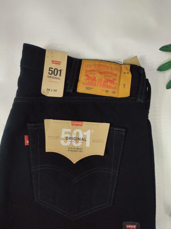Pantalón Negro/Azul HOMBRE LEVI'S 501 - Imagen 3