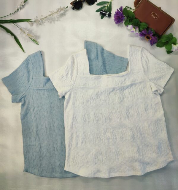 Blusa Azul/Blanco - Mujer LUCKY BRAND - Imagen 3
