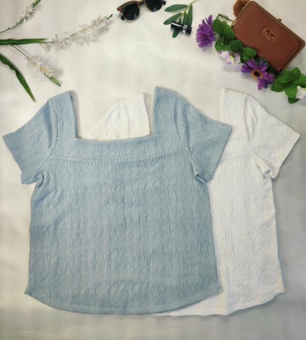 Blusa Azul/Blanco - Mujer LUCKY BRAND - Imagen 2