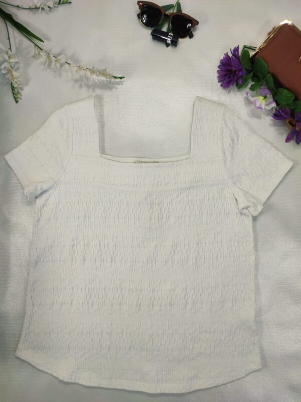 Blusa Azul/Blanco - Mujer LUCKY BRAND - Imagen 4