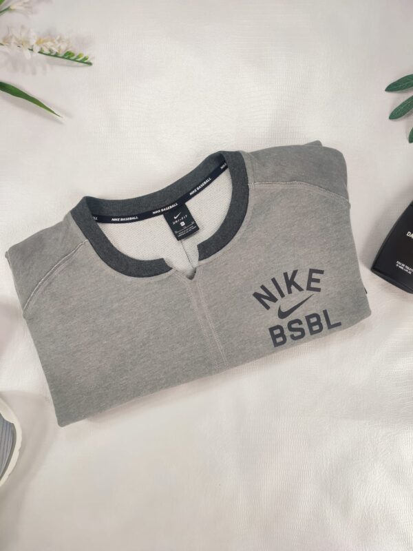 Suéter Gris-Hombre NIKE FIT/Deportivo Manga 3/4