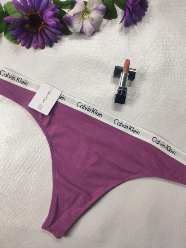 Tanga Negro|Beige|Morado - Mujer CALVIN KLEIN - Imagen 5
