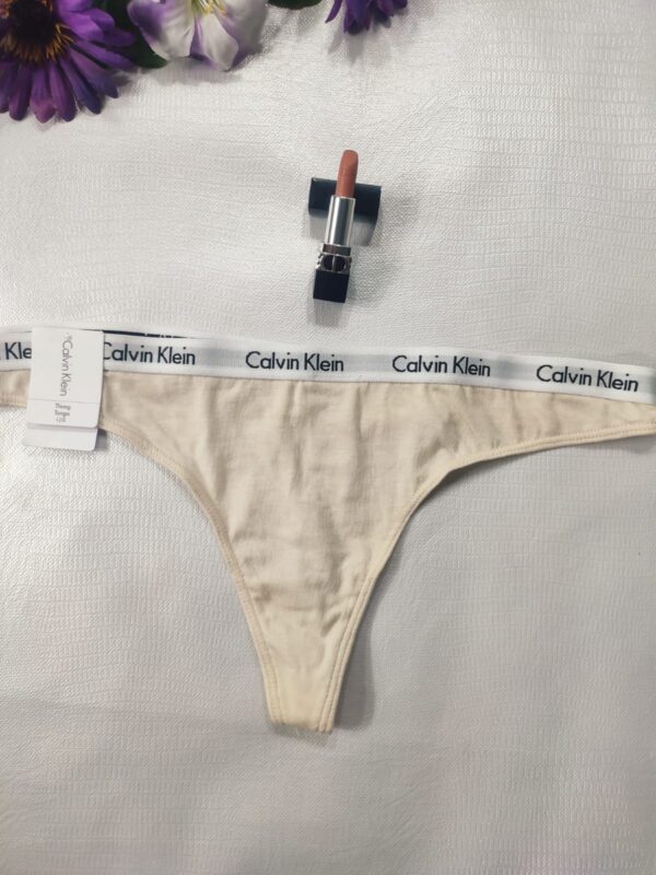 Tanga Negro|Beige|Morado - Mujer CALVIN KLEIN - Imagen 4