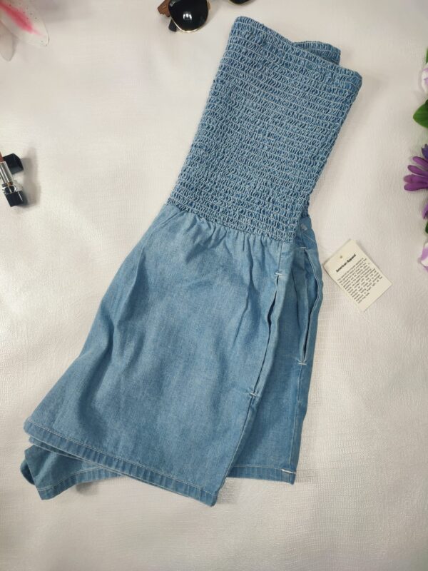 Yumper Straple Azul-Mujer AMERICAN APPAREL - Imagen 6