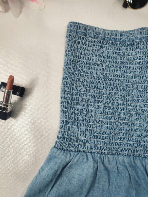 Yumper Straple Azul-Mujer AMERICAN APPAREL - Imagen 3