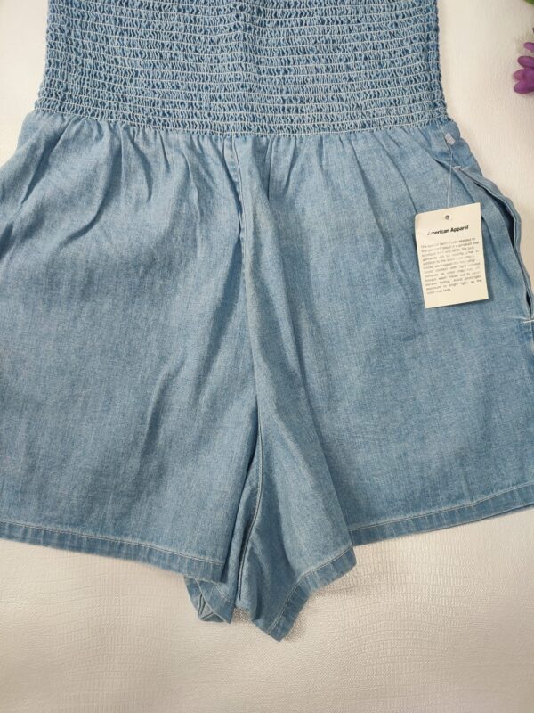 Yumper Straple Azul-Mujer AMERICAN APPAREL - Imagen 4
