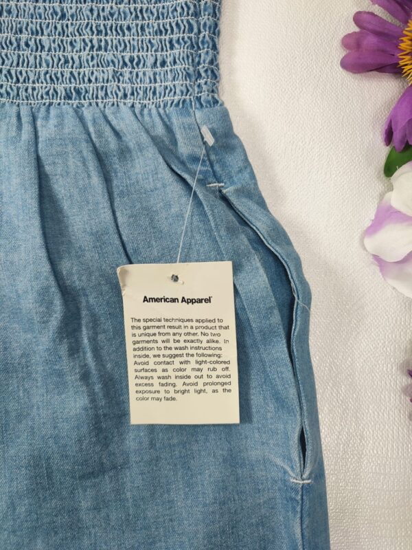 Yumper Straple Azul-Mujer AMERICAN APPAREL - Imagen 5
